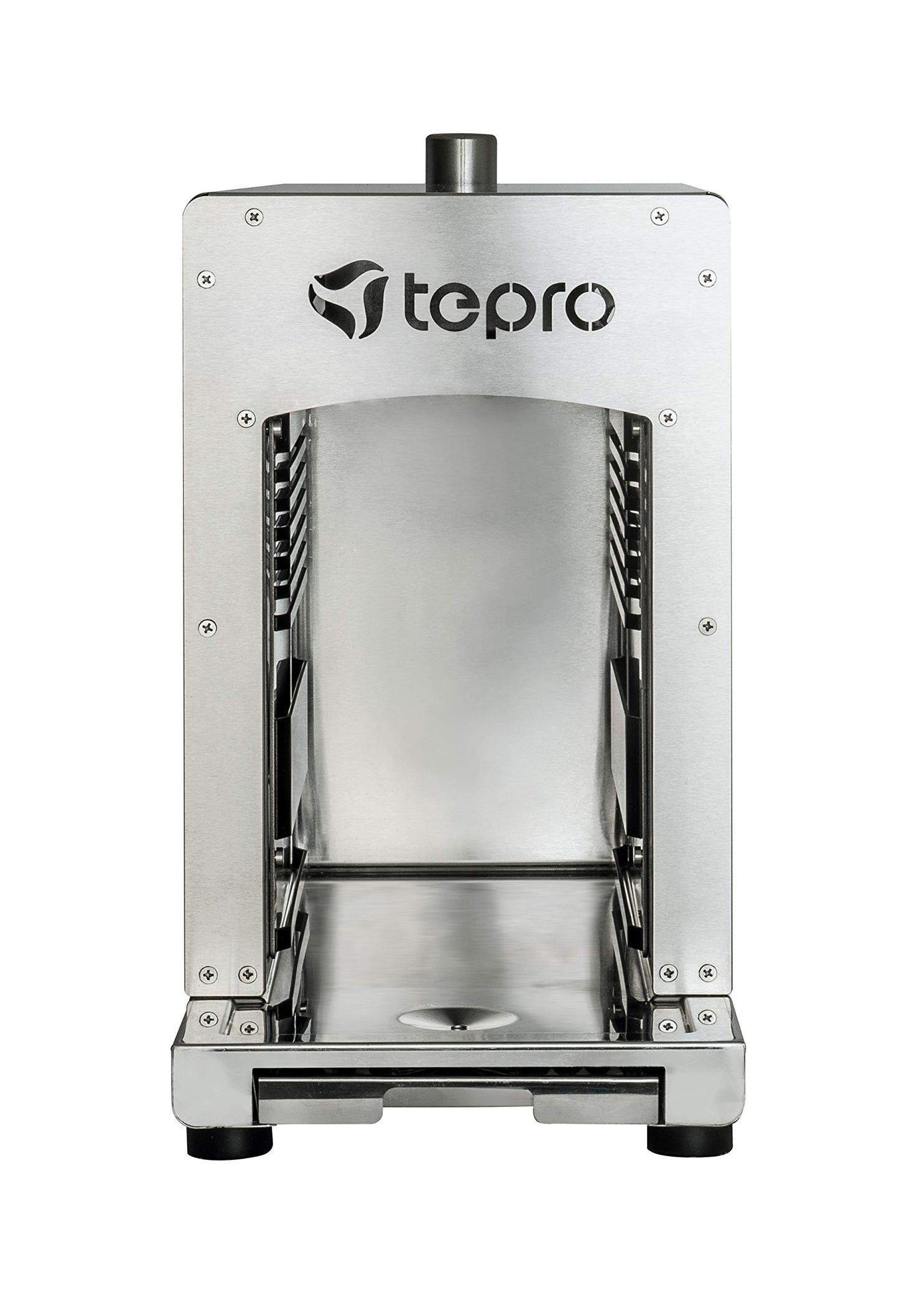 tepro Steakgrill Toronto, Keramik-Infrarotbrenner mit 3 kW Leistung, 800 Grad Gas, Maße ca. 23 x 56 x 40,5 cm, Silber