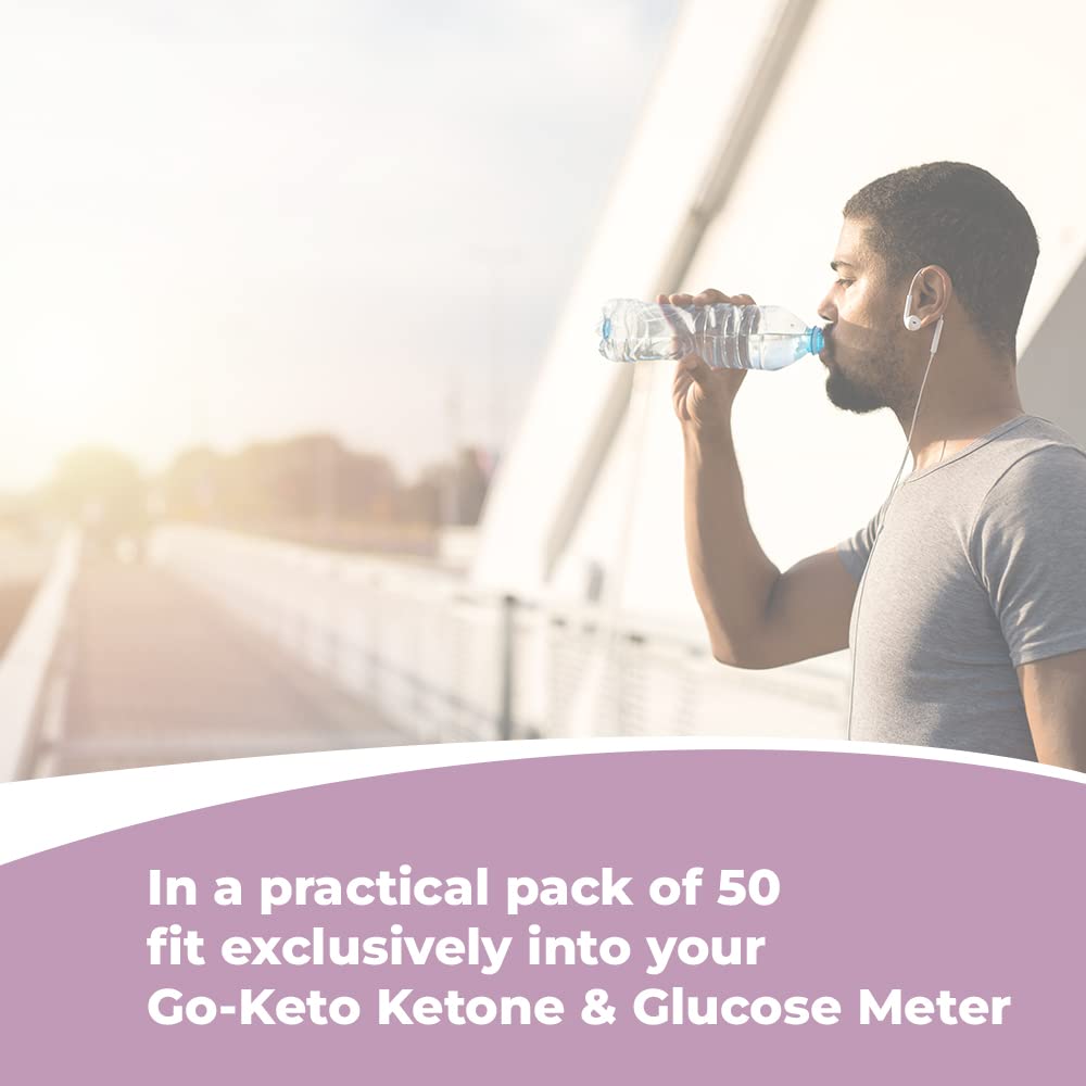 Go-Keto Glucose Teststreifen, 50 Stück