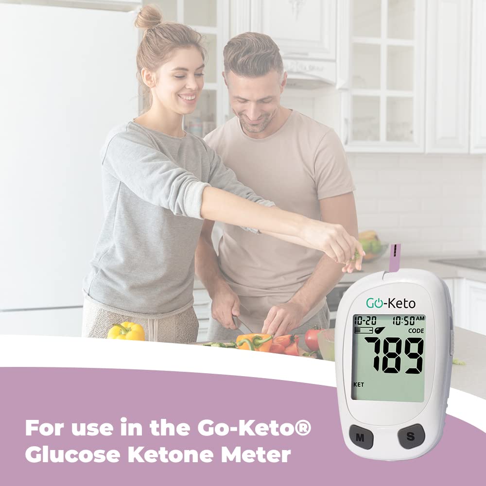 Go-Keto Glucose Teststreifen, 50 Stück